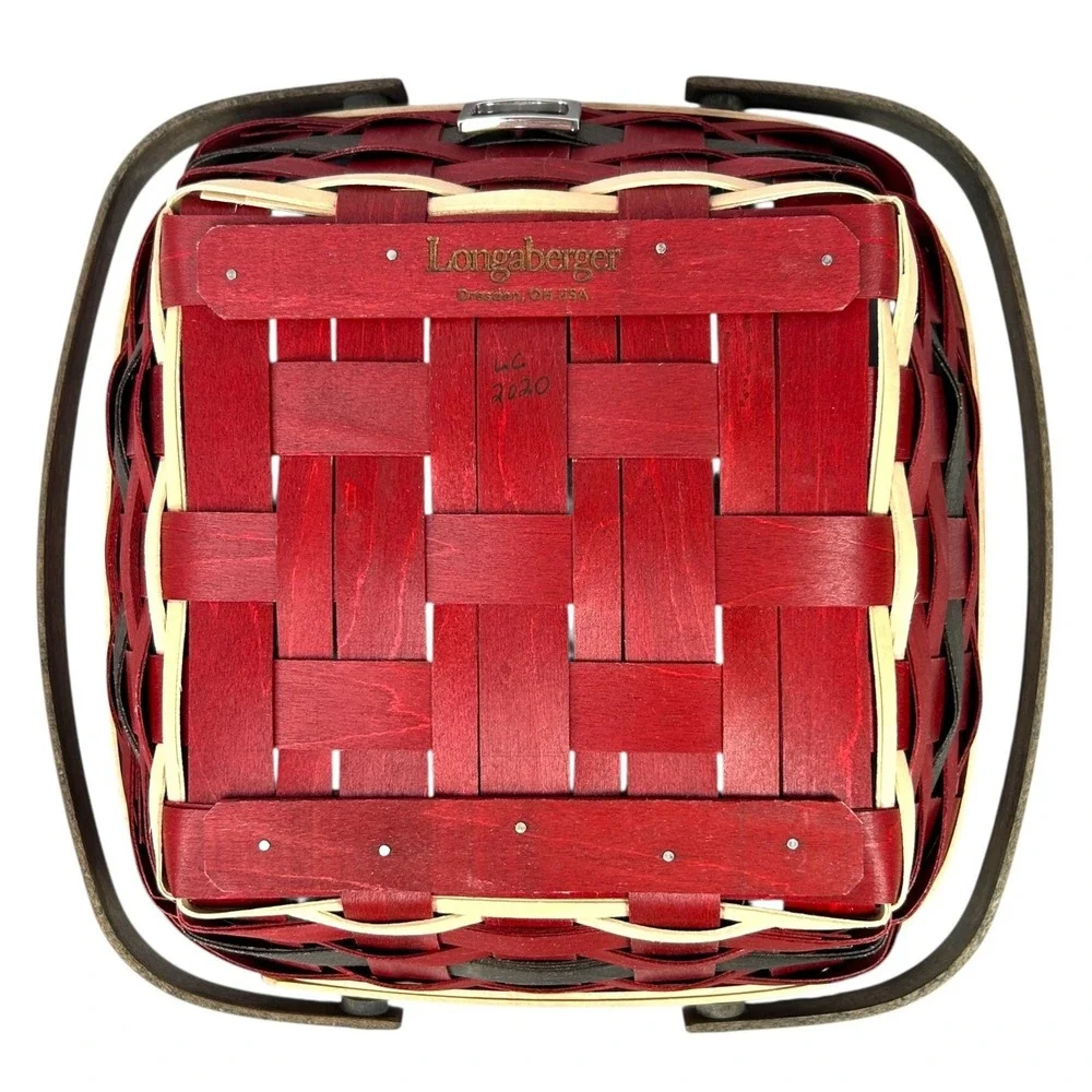 Longaberger SANTA BELLY Basket‎ w/ Protector 2020